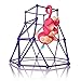 AordKing Interactive Baby Monkey Jungle Swing Gym Playset + Interactive Baby Monkey Climbing Stand For Fingerlings Monkey