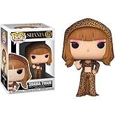 Funko Shania Twain Leopard Print Outfit + Pop Protector: That Don't Impress Me Much Music Video Pop! Rocks Vinyl Figure with Hood (Gift Set Bundled with ToyBop Brand Box Protector Collector Case)