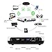 WOWOTO H9 Video Projector, 3500 lumens 3D DLP Projector 1280x800 Support 1080P Full HD, Android 4.4 OS, with Keystone, HDMI, WiFi & Bluetooth