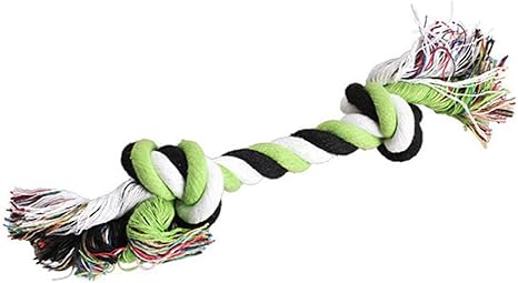 Amazon Co Jp Achicoo おもちゃ おかしい 二重 結び 目 綿ロープ 噛む 歯 ペット かわいい 犬 クリーニング 用品 17cm ホーム キッチン