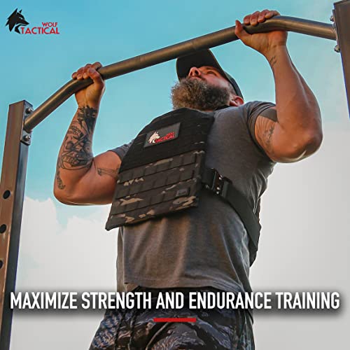 WOLF TACTICAL QuickRelease Weighted Vest for Men Workout Vest