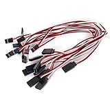 Leegoal 10pcs 320mm Servo Extension Lead Wire Cable