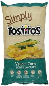 Image of Simply Tostitos Yellow Corn Tortilla Chips, 9 oz