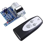 Minhe - Volume remote control board with potentiometer for audio preamp or power enhancement, compatible with 12V to 220V AC transformer input (no potential)