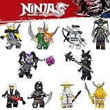Blocks Hero Ninja Royals Go - New 2019 Best Ninjas Warriors Heroes w/Weapons! Cool Mini Figure Toys for Kids (10 Ninja Unique Set)