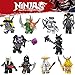 Blocks Hero Ninja Royals Go - New 2019 Best Ninjas Warriors Heroes w/Weapons! Cool Mini Figure Toys for Kids (10 Ninja Unique Set)