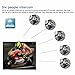 Motorcycle Communication Headset Helmet Bluetooth Dual Intercom Full Clip Speaker Headphone 6 Riders Talk for Skiing, Camping, Hiking, Scooter, Gokart, 4 Wheeler, ATV Vnetphone(1 Pack)
