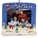 Christmas Village Photo Holder Recordable 2009 Hallmark Ornament