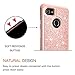 LeYi for Google Pixel 2 XL Case with Tempered Glass Screen Protector [2 Pack], Hybrid Heavy Duty Protection Cute Girls Women Shockproof Glitter Bling (2017) TP Rose Gold