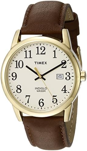 Timex Males’s Simple Reader Leather-based Strap 38mm Watch