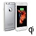 GMYLE Qi Wireless Charging Receiver TPU Protective Soft Case for iPhone 6s / 6 (4.7 Inch Display) - Silver