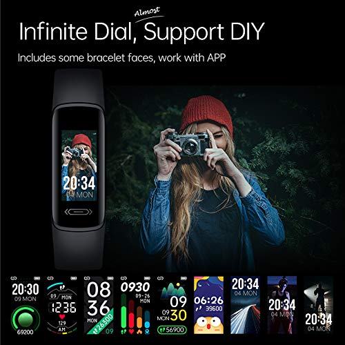 Luckykey Fitness Tracker V101 Waterproof Activity Tracker with Heart