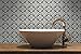 Modern 6X6 Deco Patterned Black Gray Off White Matte Porcelain Mosaic Tile Kitchen Backsplash Bathroom MTO0234