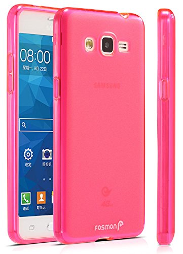 Samsung Galaxy Grand Prime Case, Fosmon [DURA FROST] Smooth Durable Flexible SLIM-Fit Cover for Samsung Galaxy Grand Prime 2015 (Hot Pink)