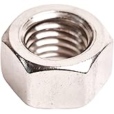 HEX NUT, Stainless Steel 304 18-8, Full Thread Pro Fasteners by PFi PRO TOOLS (1/4"-20), Package of 45 Units.