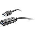 SIIG USB 3.0 Active Repeater Cable 15-Meters, USB Extension Cable for USB Flash Drive, Hard Drive, VR, Printer, Camera (JU-CB0711-S1)