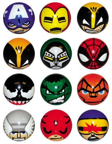 Marvel Heroes Foam Balls - set of 12