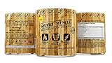 SMART MUSCLE - NATURAL SCULPTING AGENT - Ultra Clean 2-in-1 Fat Burning + Muscle Toning Formula -100% Natural NON-GMO Ingredients - 60 Veggie Capsules