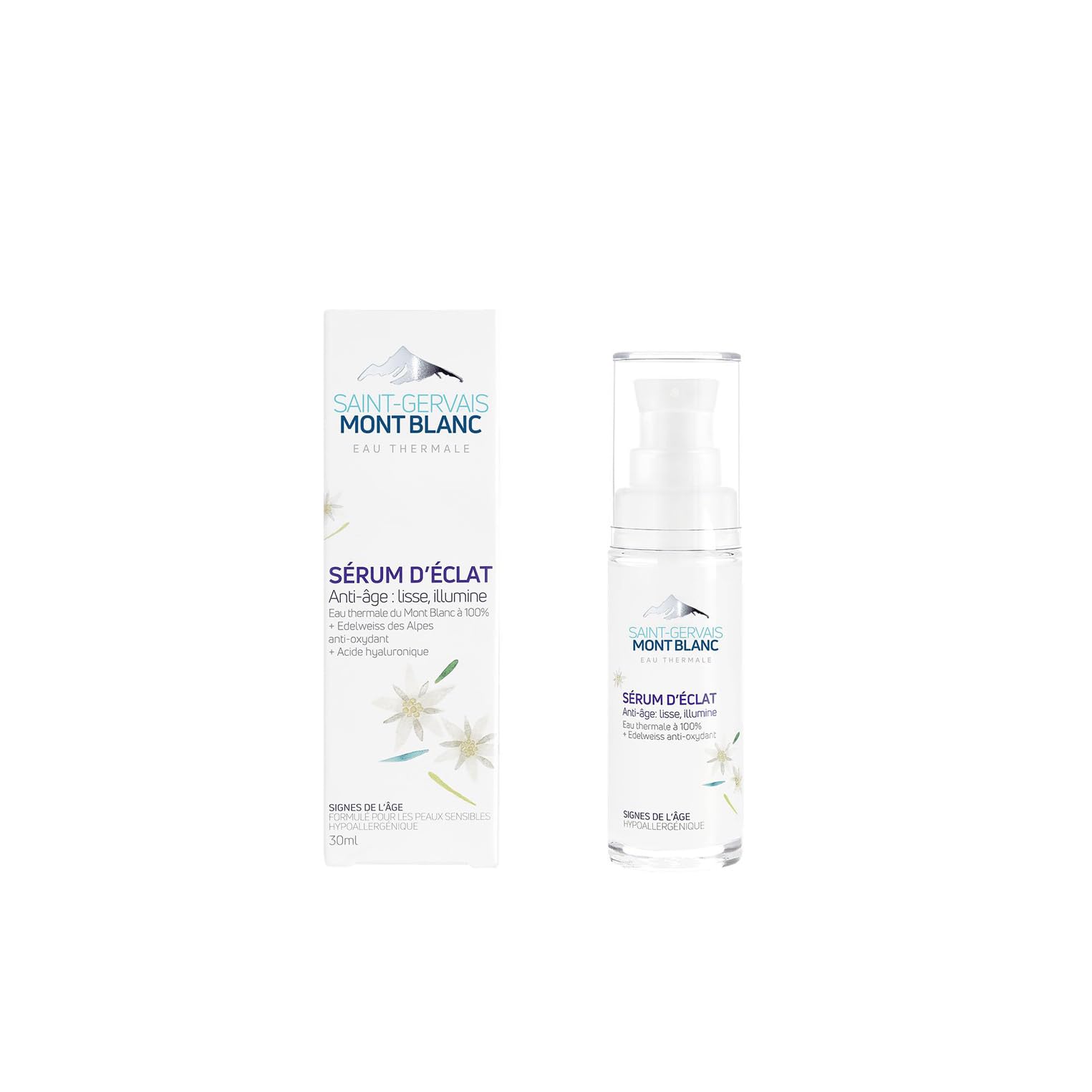 Saint-Gervais Mont Blanc - Concentrated Anti-Ageing Radiance Serum - Sensitive Skin, First Signs of Ageing - 30 ml