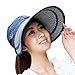 Jemis Women's X-Large Brim Sun Visor (Navy Blue)