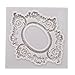 Rurah Photo Frame Fondant Mold Vintage Photo Frame Silicone Cake Mould DIY Mold Silicone Mould for Cake Decorating,2#
