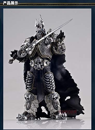 KattyPT Action & Toy Figures - Wow Arthas Menethil The Lich King illidan Stormrage Deathwing Sylvanas vashj Priestess Action Figure Collection Model 1 PCs