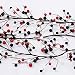 BESTTOYHOME 6' Long Artificial Americana Berry Garland in Red Blue Cream Patriotic Berry Twig Vine Garland for 4th of July Independence Day Memorial Day Rustic Primitive Decoration