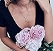 Happiness Boutique Women Lariat Necklace Star and Moon in Rose Gold Y Pendant Necklace with Half Moon Charm