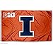College Flags & Banners Co. Illini Big 10 University Large College Flag
