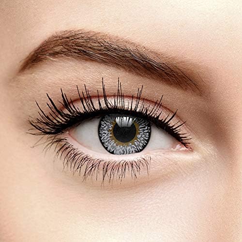 Grey Tri Tone Coloured Contact Lenses (Daily) - Non Prescription