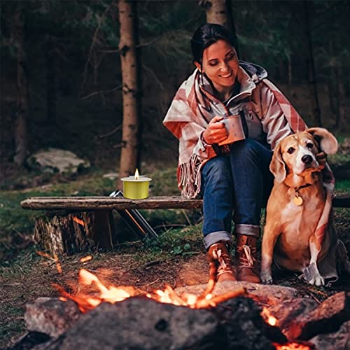 CREASHINE Candela Citronella,12 Packs Candela Citronella Esterno, Candela Citronella Grande,Set Regalo di Candela Profumate,Cera di Soia Naturale per Campeggio/Feste/Giardino/Eventi Interno/Esterno