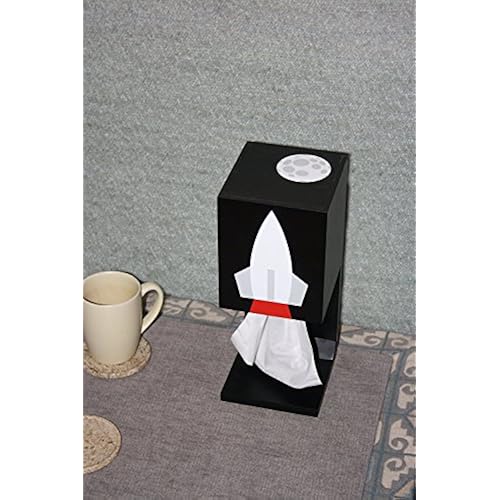 Rocket Tissue Dispenser - Night Sky - Black Home & Kitchen, Bath, Bathroom Accessories, Holders & Dispensers, Tissue Holders