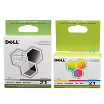 Dell  21 Printer Series  Ink Cartridge for Dell All-In-One printers P513w P713w V313 V313w V515w V715w,  2-Pack, (Black and Color)