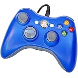 PomeMall USB Wired Game Pad Controller for Xbox 360, Windows 7 (X86), Windows 8 (X86) (Blue)