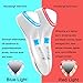 Facial Massager, Hot and Cool Skin Care Device, Portable Handheld Vibration Face Care Beauty Device, Skin Calm, Anti-Wrinkle, Promote Cream and Absorption - White