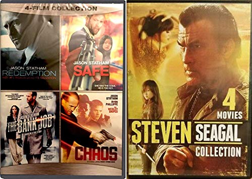Amazon Com Modern Martial Arts Greats Jason Statham Steven Seagal Bring The Heat 8 Movie Bundle Bank Job Redemption Kill Switch Driven To Kill Steven Seagal Jason Statham Movies Tv