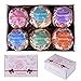Bath Bombs Carreking 4.5Ounce 6PCS Bath Bomb Set of Lush Bath Bombs Sets Luxury Fizzies Effervescent Shower for Women, Graduation, Weddings, Birthdays and Bridal Showers