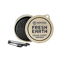 HUNTERS SPECIALTIES Fresh Earth Scent Wafers (3 Wafers) | Cover Scent Wafers Hunting Accessories, Cover Scent for Hunting, Scent Control Hunting Equipment, Hunting Scent Wafers (Model: 01022)