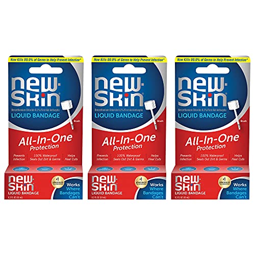 NEWSKIN Liquid Bandage for HardtoCover Cuts, Scrapes, Wounds