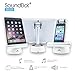 SoundBot SB320 3-in-1 Portable Wireless Bluetooth Speaker, LED Lamp,&Tablet/Smartphone Stand for Up to 11