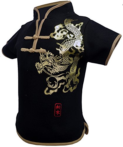 Amazing Grace Elephant Co. Kids' Chinese Traditional Top w Mandarin Collar