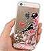 iPhone 5 5S Case, JAHOLAN Amusing Whimsical Design Clear Bumper TPU Soft Case Rubber Silicone Cover for iPhone 5/5S/SE - Flower Fairy