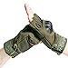 Reebow Gear Military Fingerless Hard Knuckle Tactical Gloves Half Finger for Motorcycle Driving Riding Army Gear Sport Shooting Airsoft Paintball Army Green M