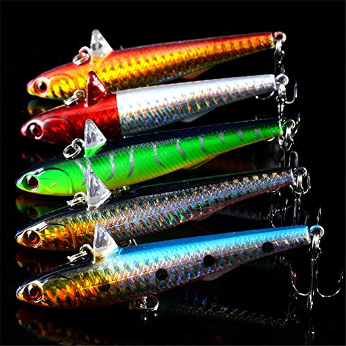 L-MEIQUN, 66pcs Angelköder Set Mixed 10 Varisized Modell Fischen Wobbler Minnow/Kurbel/Bleistift/VIB Köder Und Popper… – Bild 5