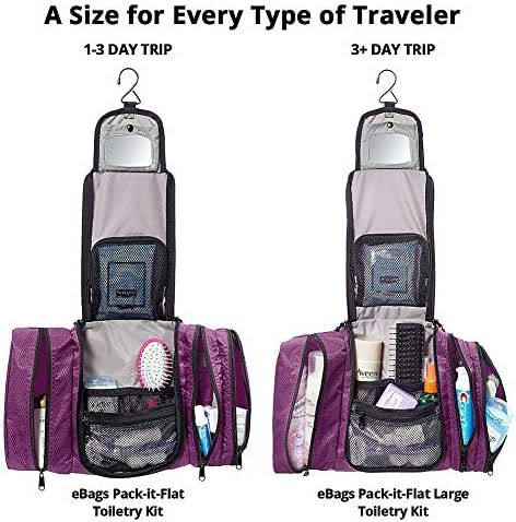 eBags Classic Pack-it-Flat Toiletry Kit (Eggplant) 3 eBags Classic Pack-it-Flat Toiletry Kit (Eggplant)