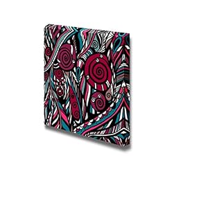 Colorful Abstract Floral Pattern Wall Decor