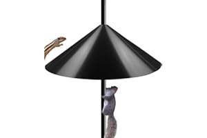 Ansionsol 19 Inch Wide Squirrel Baffle for Bird Feeder Pole, Outside Pole Mount Stopper & Bird House Guard for Outdoor Shephe