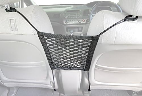 eSay Car Seat Barrier For Dogs, Mesh Stretchable Back Seat For Pet Travel Barrier, Car Organizer