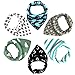 MIBOW Bandana Baby Bibs Set,Cool Design for Boys,Drool Bibs for Drooling and Teething,100% Organic Super Absorbent Cotton,Baby Shower and Newborn Registry Gift,6-Pack