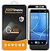Supershieldz (2 Pack) Designed for HTC (U11 Life) Tempered Glass Screen Protector, (Full Screen Coverage) Anti Scratch, Bubble Free (Black)